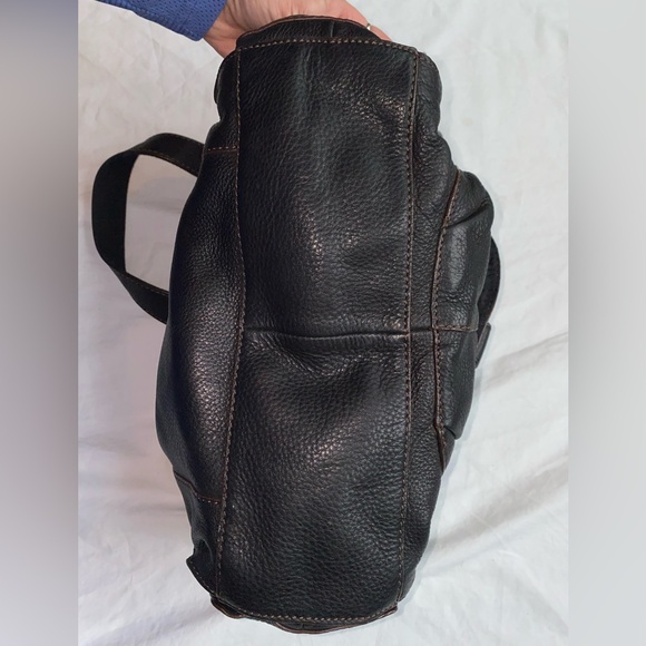 Fossil Brown Leather Shoulder Bag - Picture 9 of 10